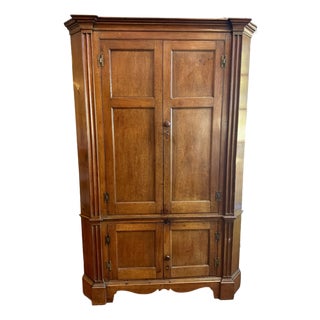 Walnut Corner Cupboard c.1850 For Sale