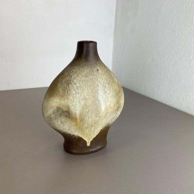 Fat Lava Ceramic Pottery Vase by Gerda Heukeroth for Carstens Tönnieshof, Germany, 1970s For Sale - Image 4 of 18