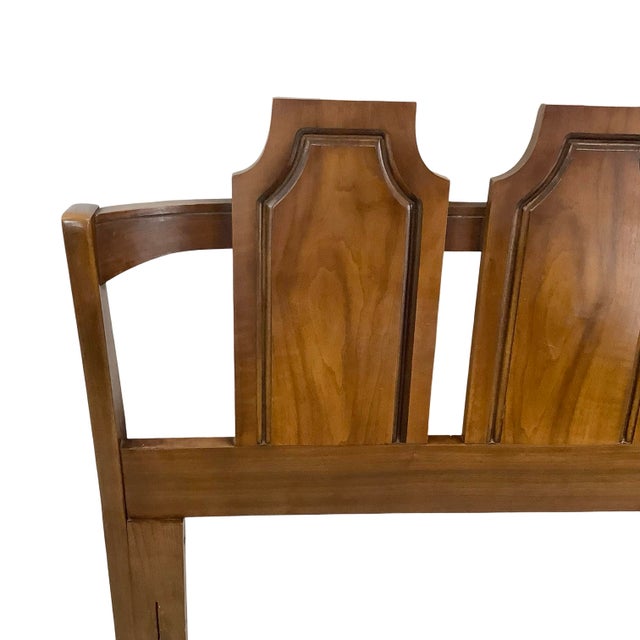 Mid-Century Modern Walnut Bed Frame- Full For Sale - Image 9 of 9