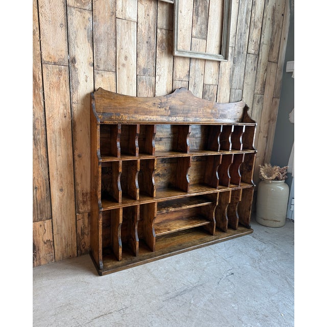 Rustic Tradesman's Cabinet with Compartments For Sale - Image 3 of 6