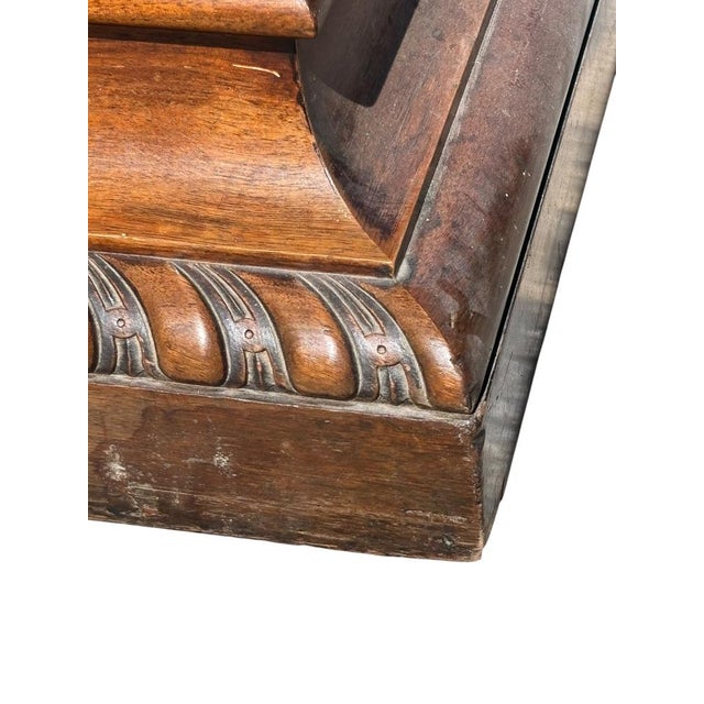 Wood Carved Walnut Side Table, 1890s For Sale - Image 7 of 17