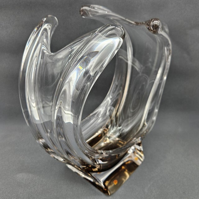Glass Art Centerpiece from Vannes Le Chatel, 1960s, in Flawless conditions. Designed 1960 to 1969 I have official proof of...