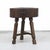 Rustic Farmhouse Wabi Sabi Oak Chopping Block or Side Table For Sale - Image 12 of 12