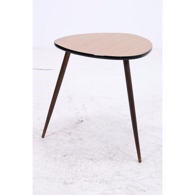 Vintage Wooden Side Table, 1960s For Sale - Image 9 of 10