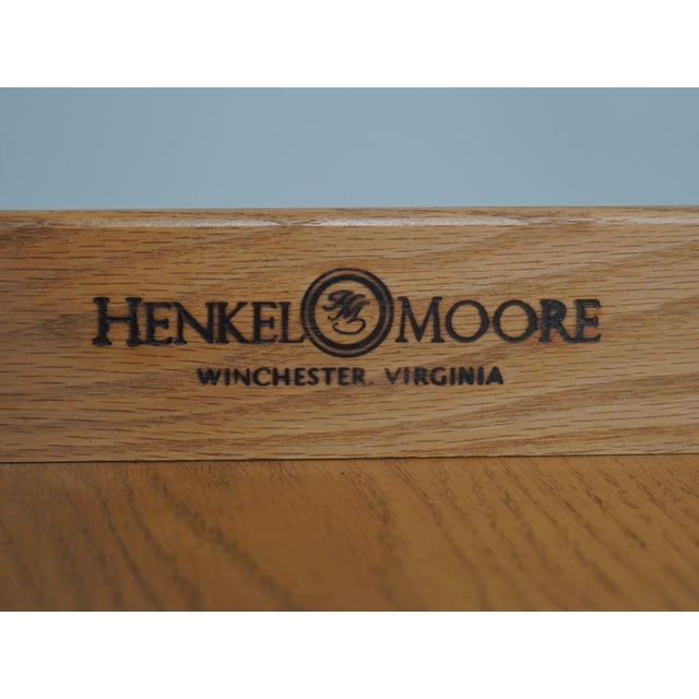 Henkel Harris Moore Leather Top Executive Desk For Sale - Image 18 of 18