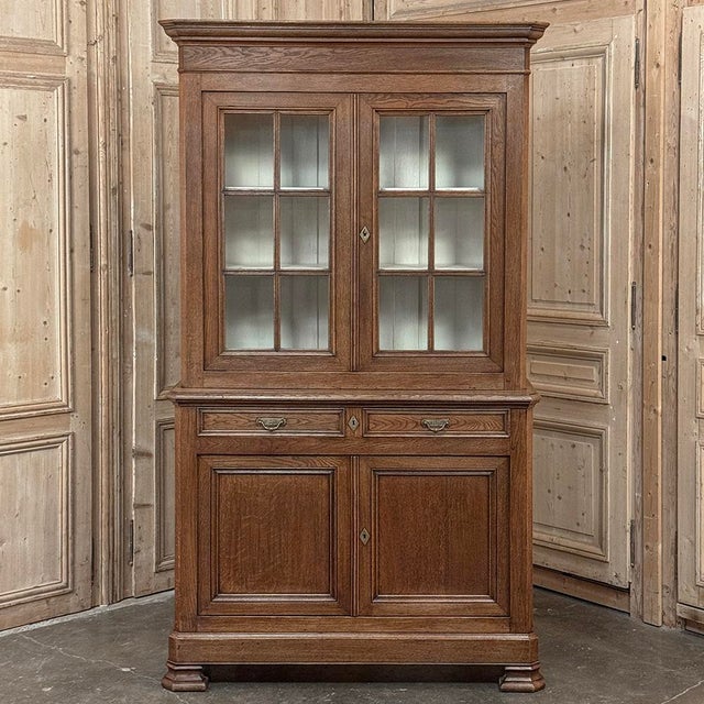 19th Century French Louis Philippe Period Bookcase ~ Bibliotheque For Sale - Image 4 of 18