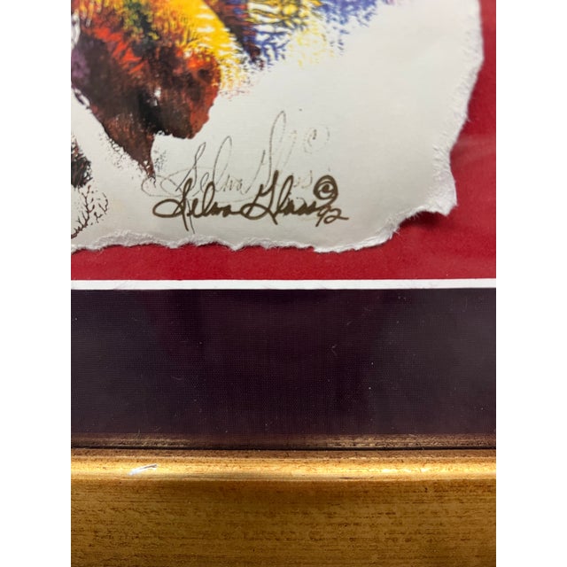 1990s Selma Joyce Glass "Exotic Lady" Limited Edition Print Edition 74 of 1700, Signed For Sale - Image 5 of 12