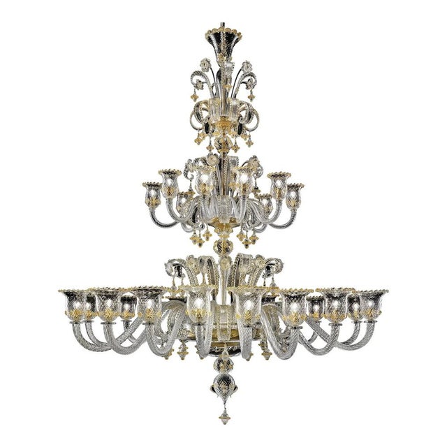Murano Glass Chandelier in Venetian Design by Simoeng For Sale - Image 10 of 10