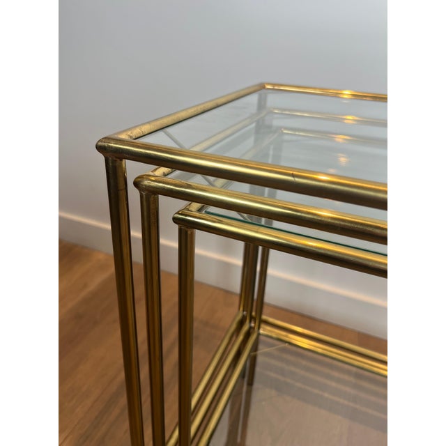1940s Neoclassical style nesting tables For Sale - Image 9 of 12