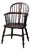 English Windsor Chair With Crinoline Stretcher, 19th Century For Sale