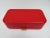 Metal Enamelled Red Bread Box, 1940s For Sale - Image 7 of 12