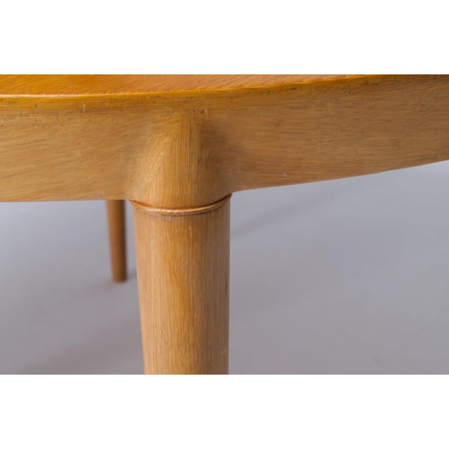 Dining Table by Severin Hansen for Haslev Møbelsnedkeri, 1975 For Sale - Image 9 of 12