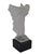 1930s Art Deco René Lalique Style Desna Frosted Glass Figure Fairy Flowing Wings For Sale - Image 13 of 13