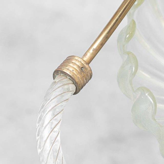 Vintage Pendant Lamp by Barovier & Toso, 1940s For Sale - Image 6 of 12