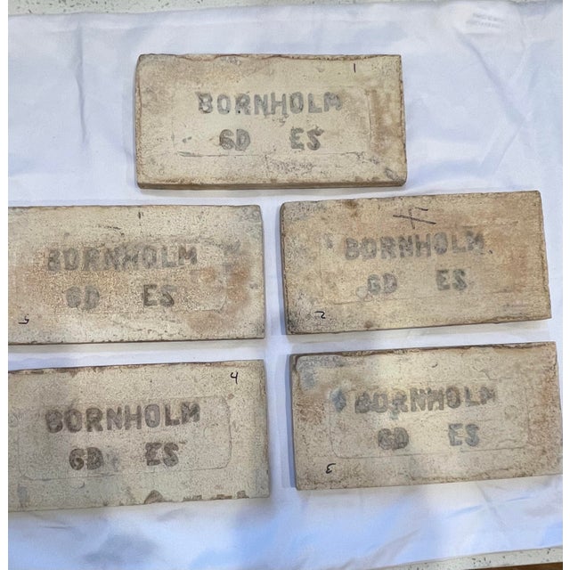 Bornholm, Denmark Abstract Art Tile Mural 1960's For Sale - Image 11 of 11