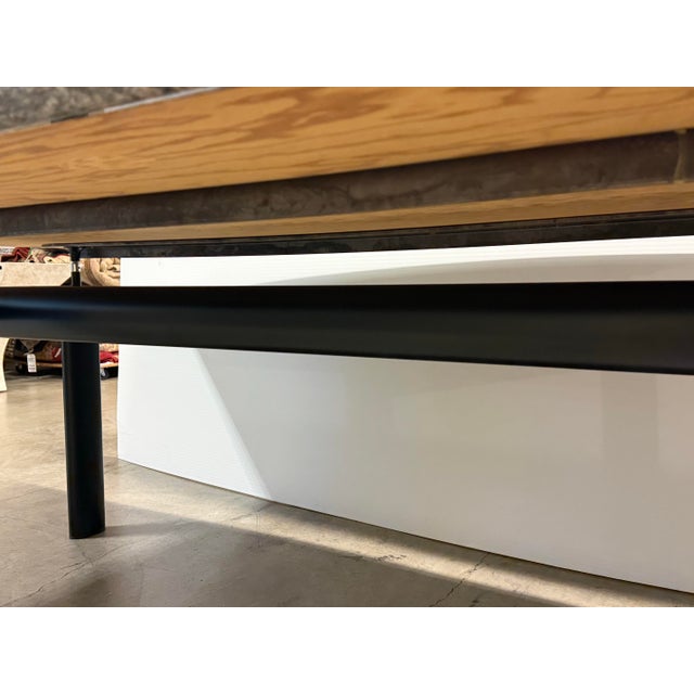 Le Corbusier Lc6 Tube D’Avion Base + Bespoke Granite Top Dining Table For Sale - Image 10 of 12