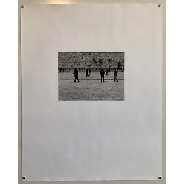 Mikael Levin, Jerusalem, Israel Western Wall Ed of 5 Vintage Silver Gelatin Photograph Print For Sale - Image 4 of 4