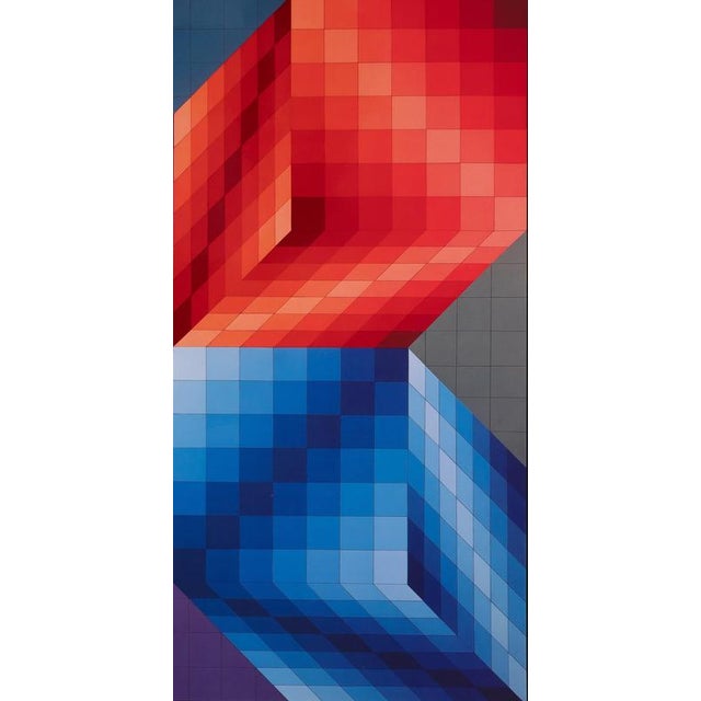 Victor Vasarely, KUB STRI, Photogravure For Sale - Image 4 of 5