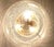 Metal Murano Reticello Swirl Glass Ceiling Light from Venini For Sale - Image 7 of 9
