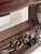 Antique Late 1800s Belgian Carved Oak Plate Rack – Griffin 55" Wall Shelf For Sale - Image 12 of 18