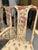 Early 20th Century Set of 8 Painted Chippy Dining Chairs with Needlepoint Floral Seats For Sale - Image 13 of 18