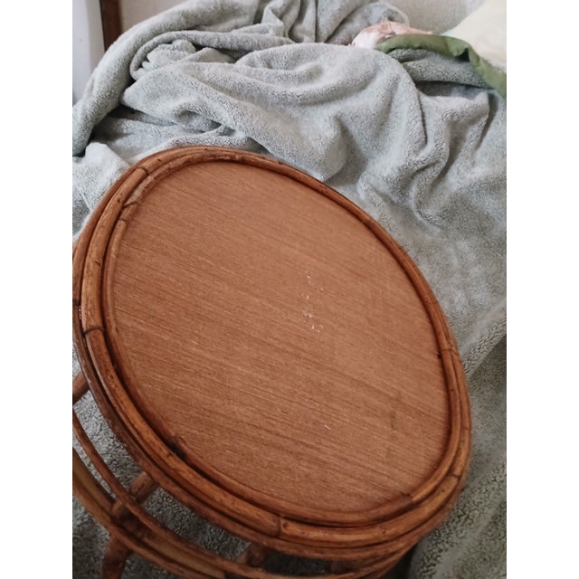 Vintage Rattan and Split Reed Tray For Sale In Naples, FL - Image 6 of 8