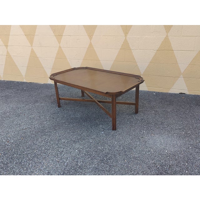 Mid 20th Century Vintage Coffee Table Regency Style by Roundtree Country Reproductions For Sale In Washington DC - Image 6 of 10