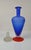 1980s Vintage Art Frosted Glass Bottle, 1980s For Sale - Image 5 of 11