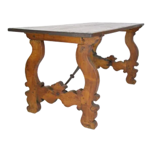 17th -18th Century Spanish Colonial Trestle Lyre Table