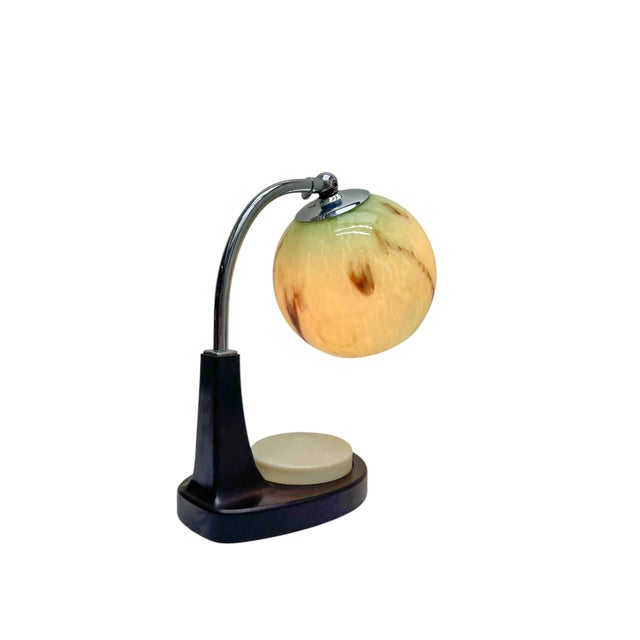 Marianne Brandt Bauhaus Bakelite Table Lamp by Marianne Brandt for GMF, 1920s For Sale - Image 4 of 13