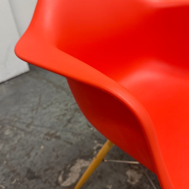 Charles + Ray Eames for Herman Miller Molded Plastic Armchairs, Pair For Sale - Image 9 of 12