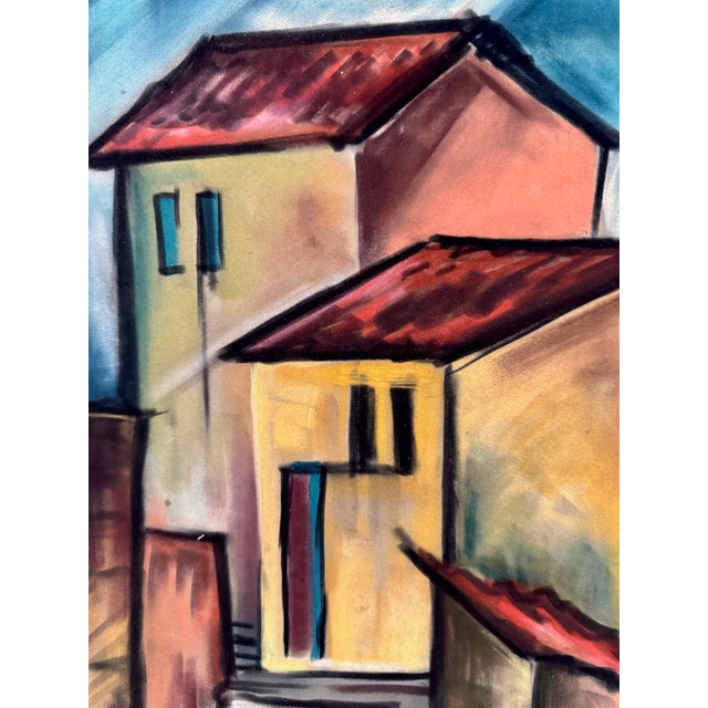 Original watercolor on paper by Henry Emil Salloch, also known as Heinz Emil Salloch, the German-born American artist and...