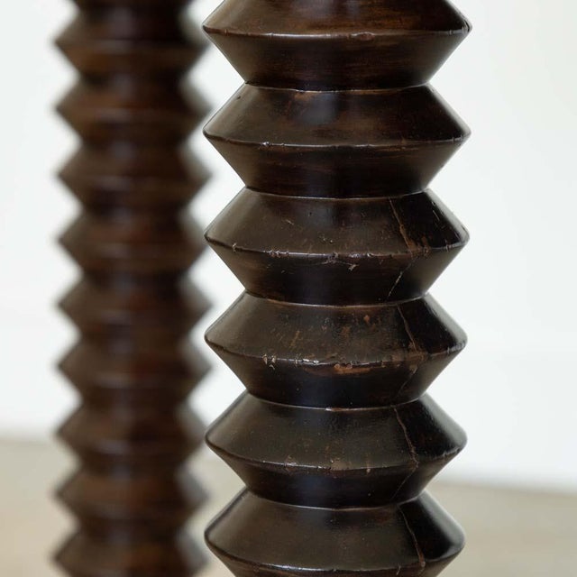 1940s French Wood Table by Charles Dudouyt For Sale - Image 12 of 12