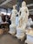 Figures on Round Bases in Solid Carrara Marble, Set of 2 For Sale - Image 14 of 15