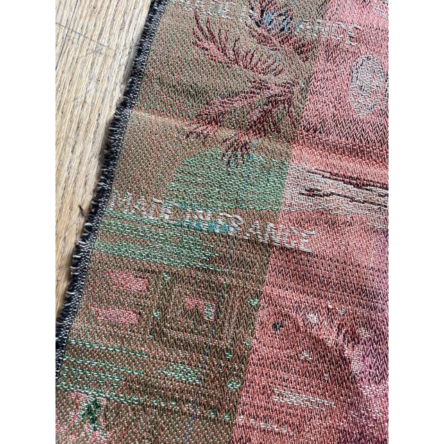 Rococo Vintage French Tapestry For Sale - Image 3 of 8