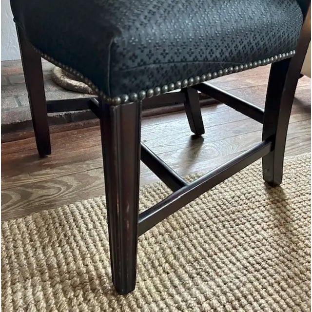 Federal Shield Back Chair With Inlaid Marquetry and Nailheads For Sale - Image 11 of 11