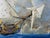 Large British Naval Battle Oil Painting by Graham Jowett-Ive, Mall Galleries 2005 For Sale - Image 13 of 18