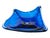Large Stingray Glass Centerpiece Bowl 21" Oversize Blue Nautical Coastal Decor For Sale - Image 14 of 18