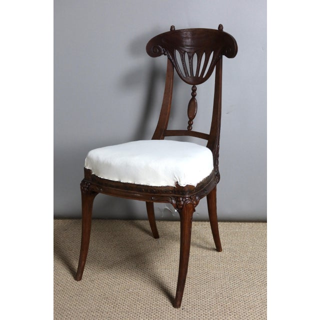 Art Nouveau Chair, 1890s For Sale - Image 11 of 15