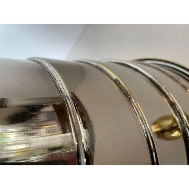 1980s 1980s Larry Laslo Art Deco Style Champagne Bucket For Sale - Image 5 of 12