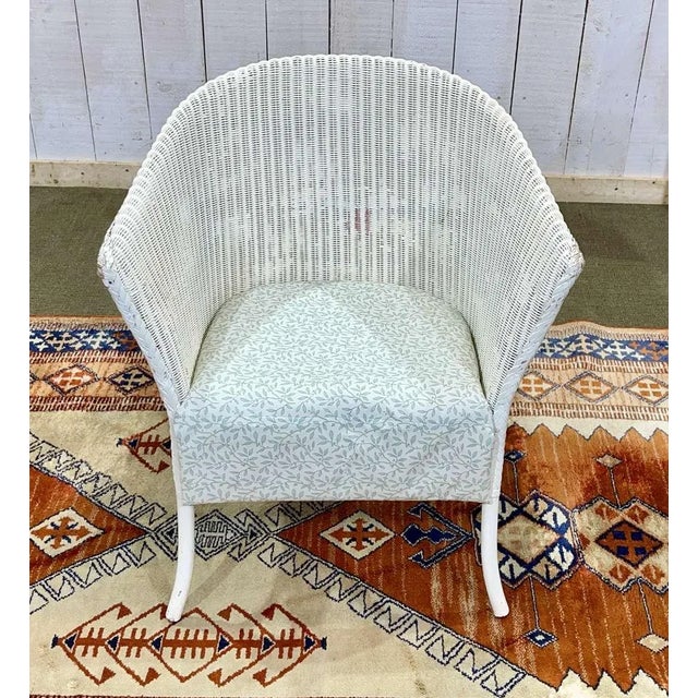 Lloyd Loom Armchair, 1950s For Sale - Image 6 of 8