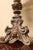1990s Venetian Style Ornately Carved Lamp W. Shade For Sale - Image 5 of 7