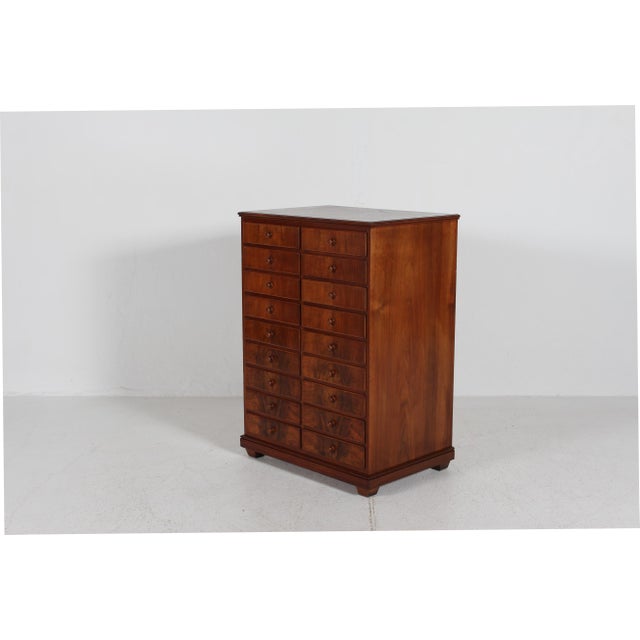 Vintage Danish Walnut Dresser, 1920s For Sale - Image 3 of 12
