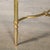 Mid-Century Brass & Inset Vitrolite Top Accent Side Table W/ Fluted Detailing For Sale In New York - Image 6 of 12