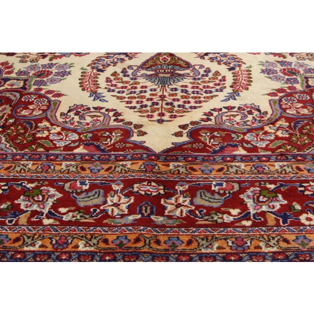 Vintage Persian Khorassan Rug - 09'07 X 12'09 For Sale In Dallas - Image 6 of 7