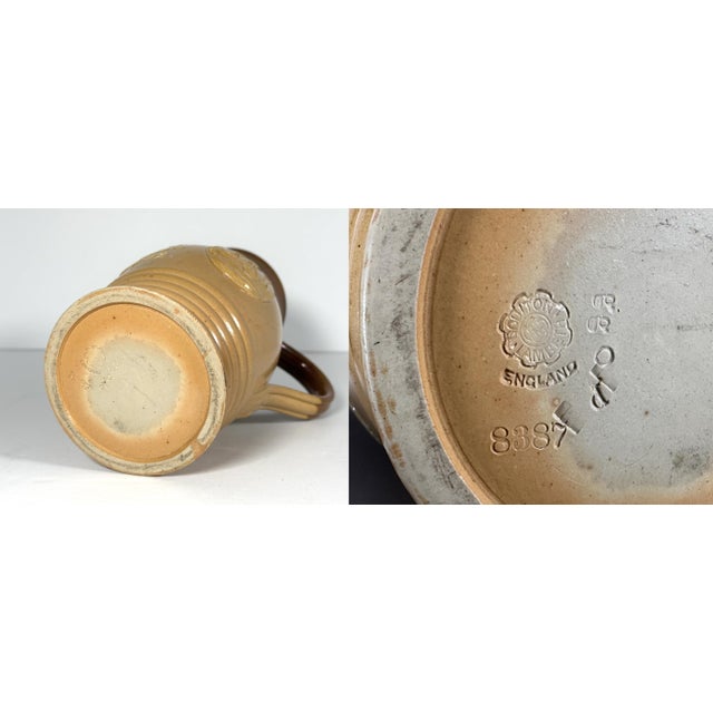 Antique Doulton Lambeth Stoneware Pitcher: 1893 World's Fair Columbian Exposition For Sale - Image 9 of 10