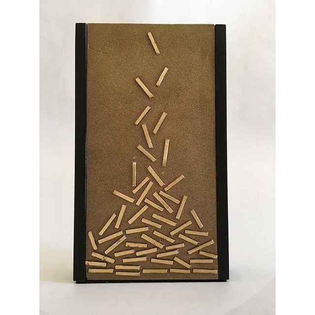 Vintage Italian Bronze Abstract Sculpture by Beppe Bonetti, 1990 For Sale - Image 3 of 18