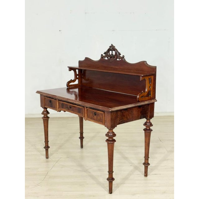 Antique Gründerzeit Desk, 1880 For Sale - Image 6 of 10