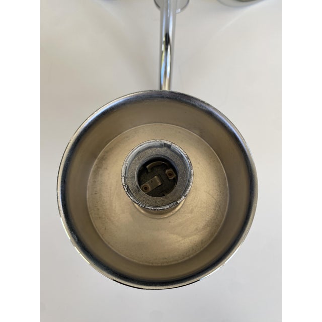 Space Age Chandelier in Chromed Metal, 1970s For Sale - Image 15 of 18