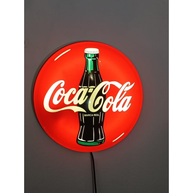 Illuminated Coca-Cola Sign, 1997 For Sale - Image 11 of 11